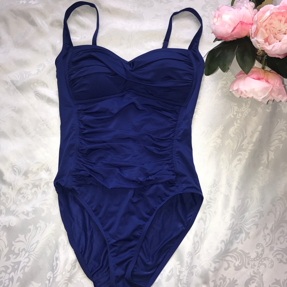 La blanca rushed one piece swimsuit